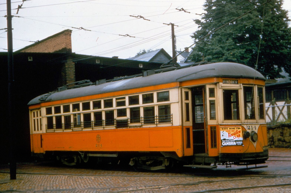 Johnstown, St. Louis 4-axle motor car № 214