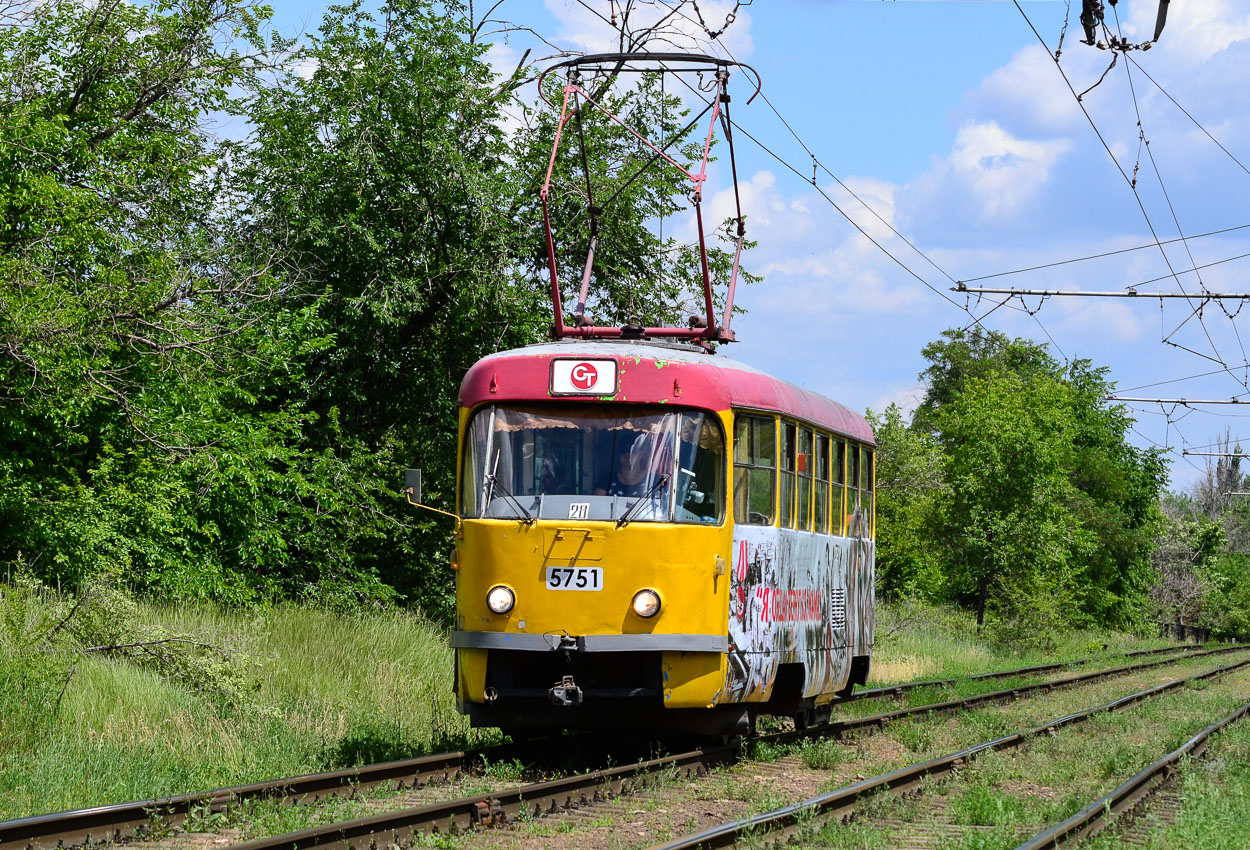 Волгоград, Tatra T3SU № 5751