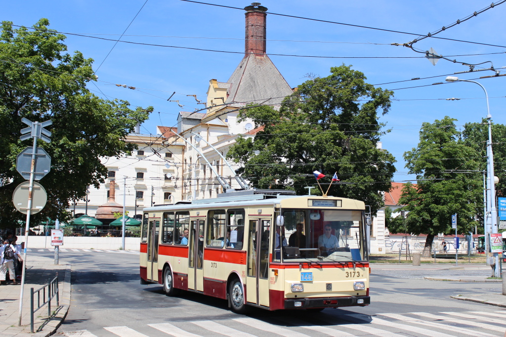 Brno, Škoda 14Tr01 № 3173; Brno — Dopravní nostalgie 2017