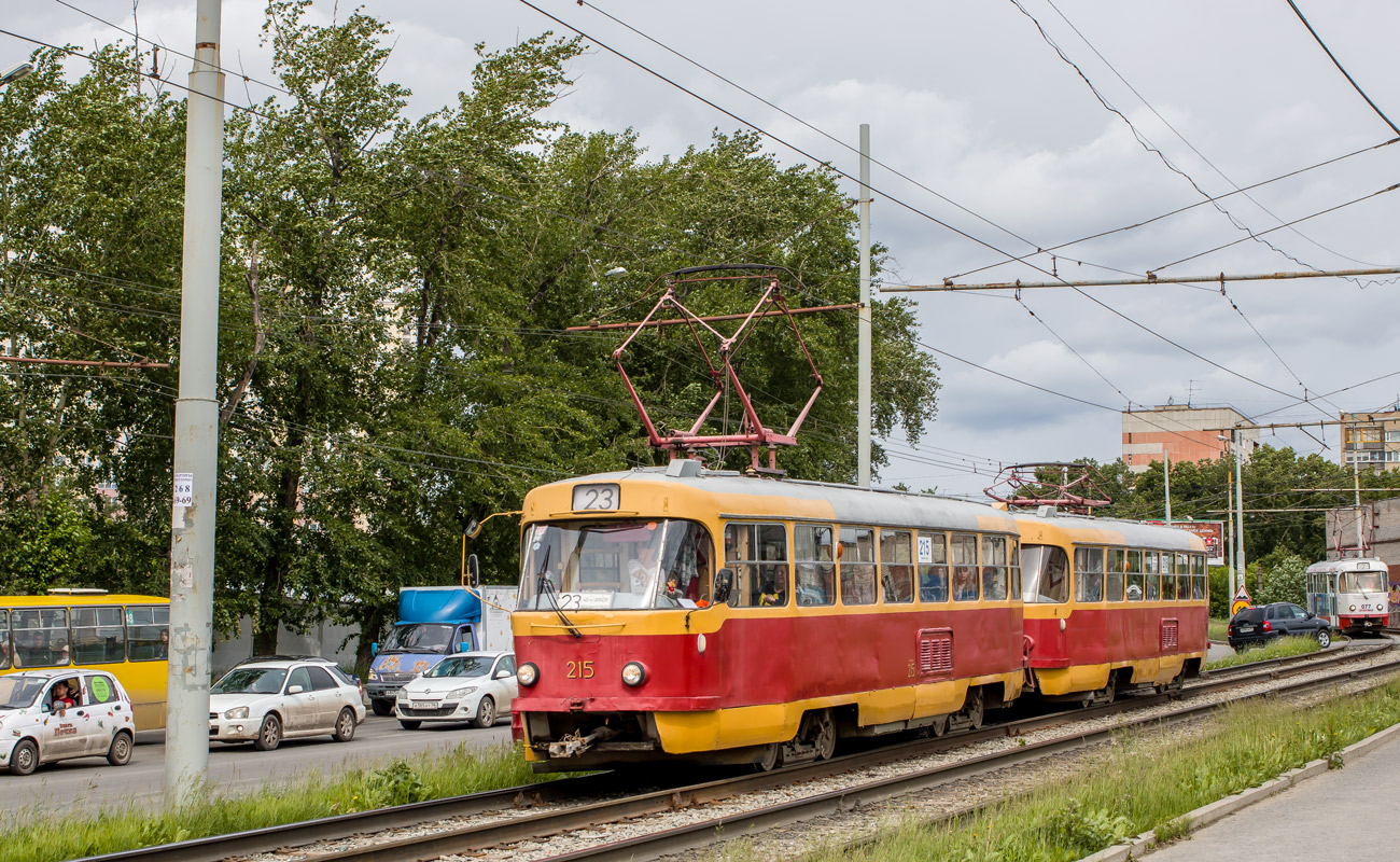 Екатеринбург, Tatra T3SU № 215
