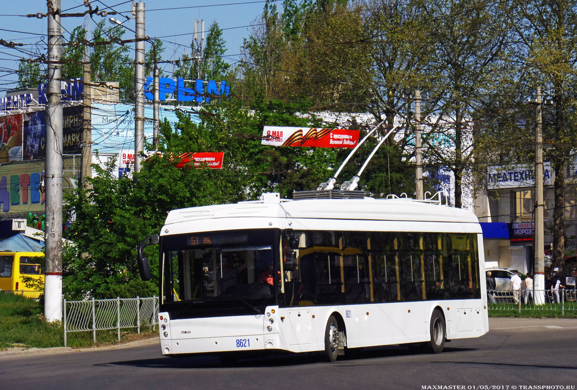 Крымскі тралейбус, Тролза-5265.05 «Мегаполис» № 8621