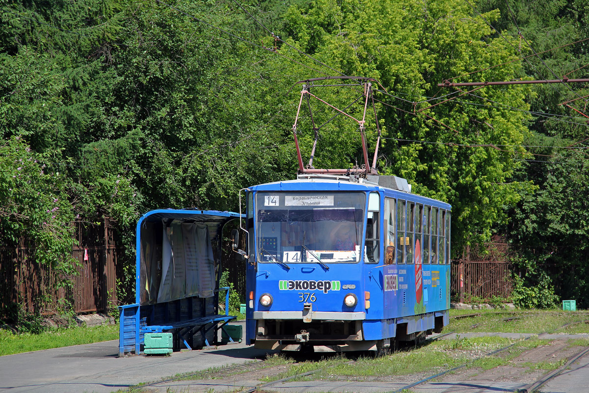 Yekaterinburg, Tatra T6B5SU # 376