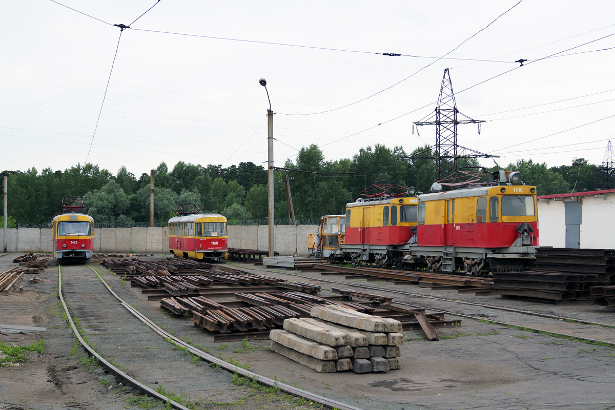 Барнаул, Tatra T3SU (двухдверная) № 1403; Барнаул, Tatra T3SU № 1160