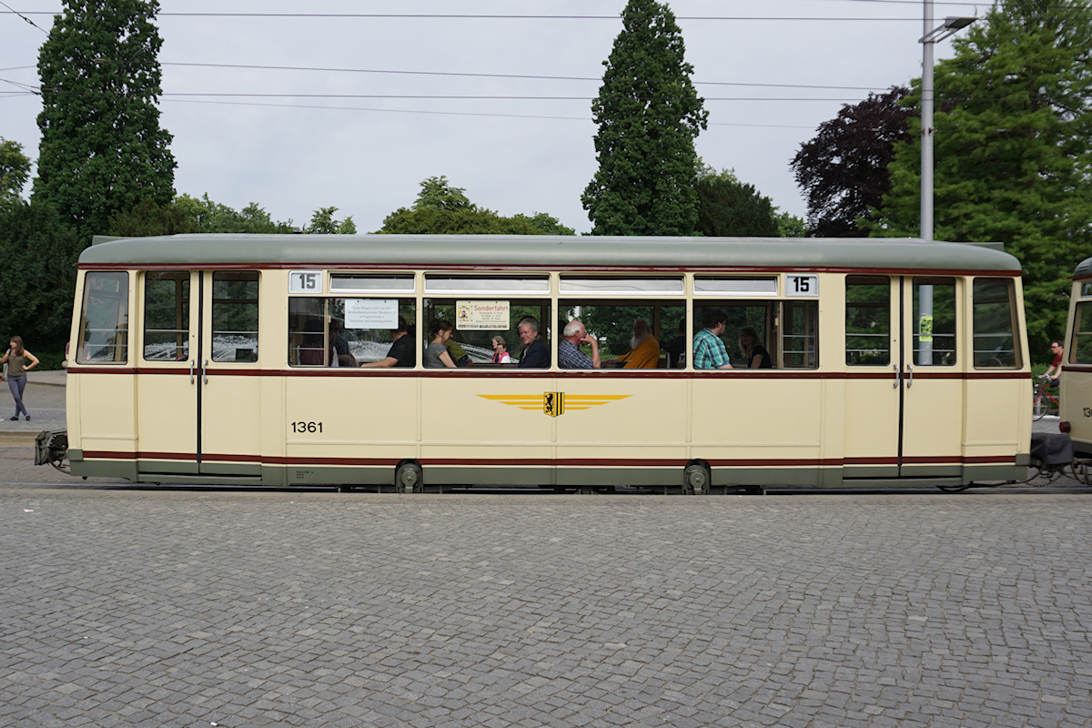 Dresden, Gotha EB54 č. 1361 (251 306); Dresden — 25 years of tram museum — 50 years of Tatra (03.06.2017)