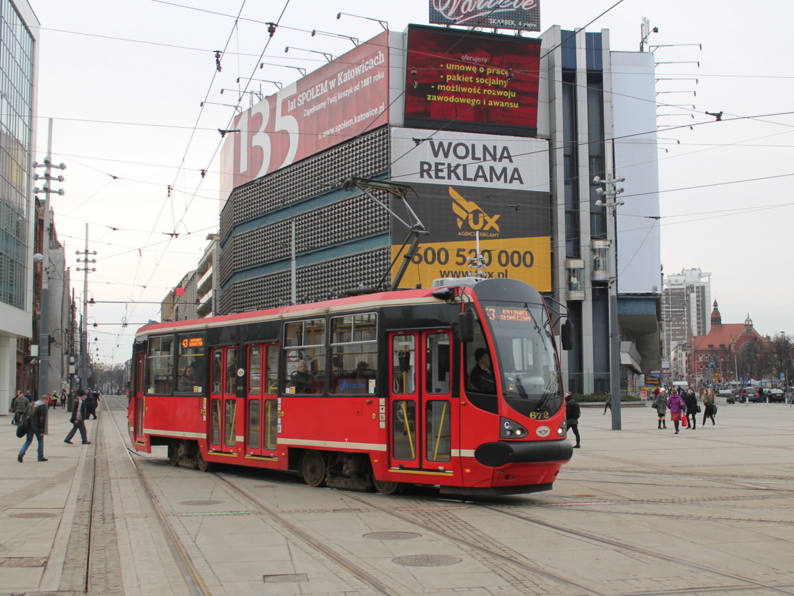 Sileesia tramm, Konstal 105N-HF11AC № 672