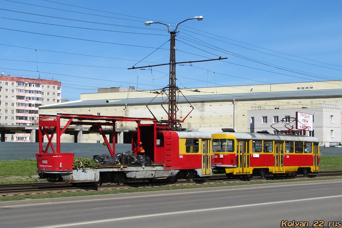 Barnaul, Tatra T3SU (2-door) № 1403; Barnaul, Tatra T3SU № 3220
