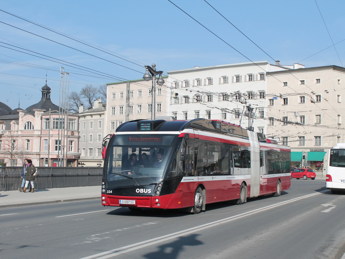 Salzburg, Solaris Trollino III 18 AC MetroStyle Nr. 334