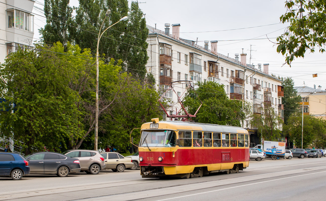 Jekaterinburg, Tatra T3SU (2-door) Nr. 530