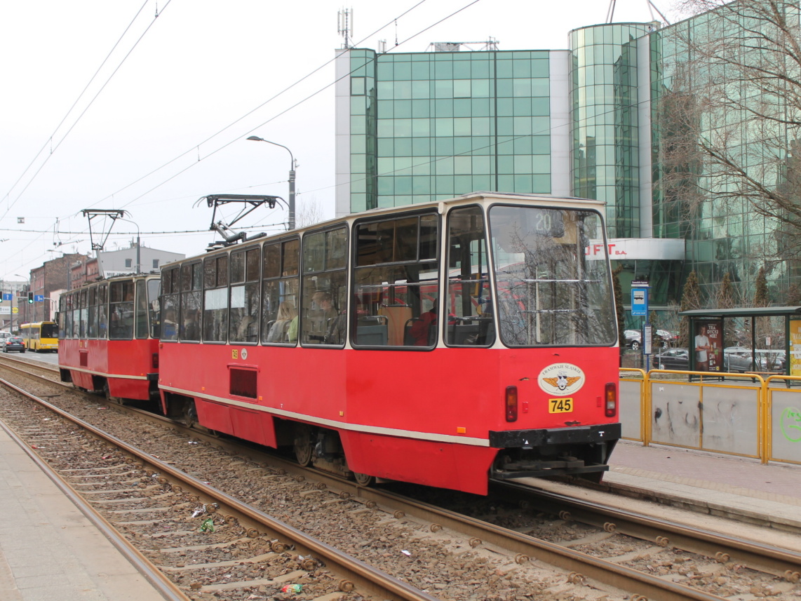 Silesia trams, Konstal 105Na # 745