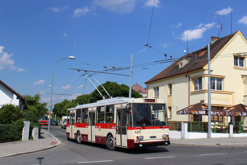 Пльзень, Škoda 14Tr08/6 № 429; Пльзень — "Projížďka s hranatými legendami" / "Поездка на угловатых легендах"