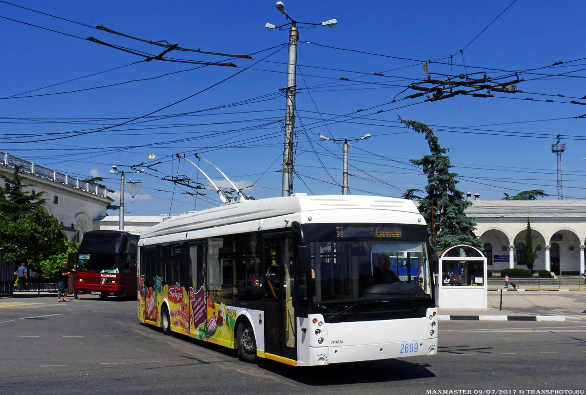 Crimean trolleybus, Trolza-5265.05 “Megapolis” # 2609