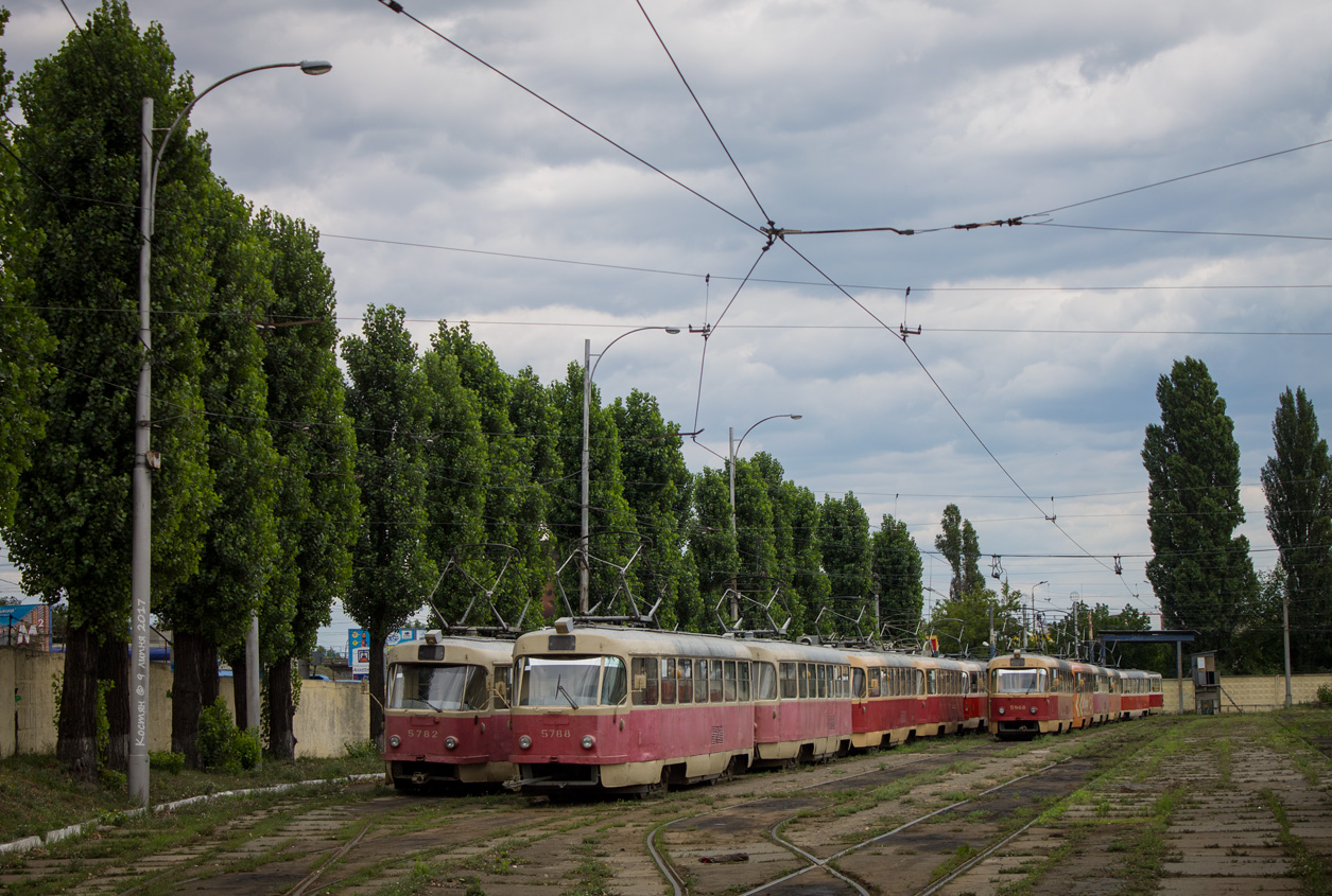 Kijów, Tatra T3SU Nr 5788; Kijów — Tramway depots: Podilske