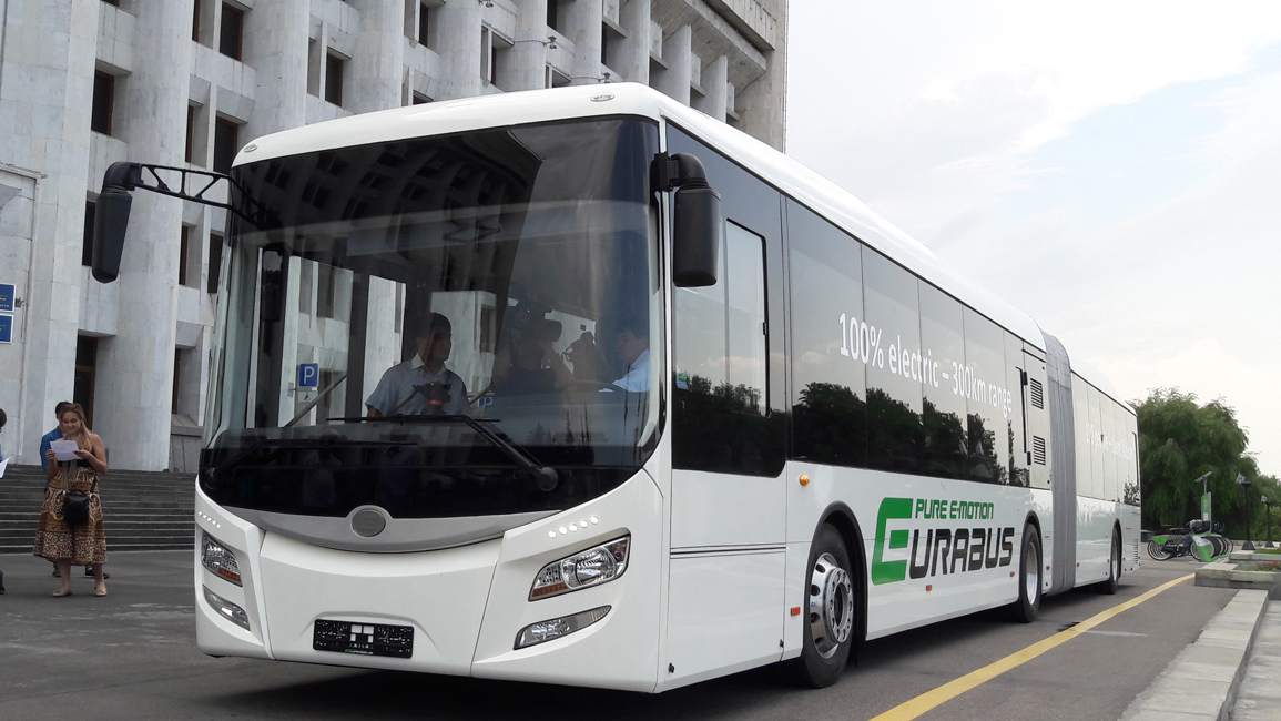 Almaty, Eurabus GTZ6188BEVB nr. 015; Almaty — Presentation of the Eurabus GTZ6188BEVB electric bus