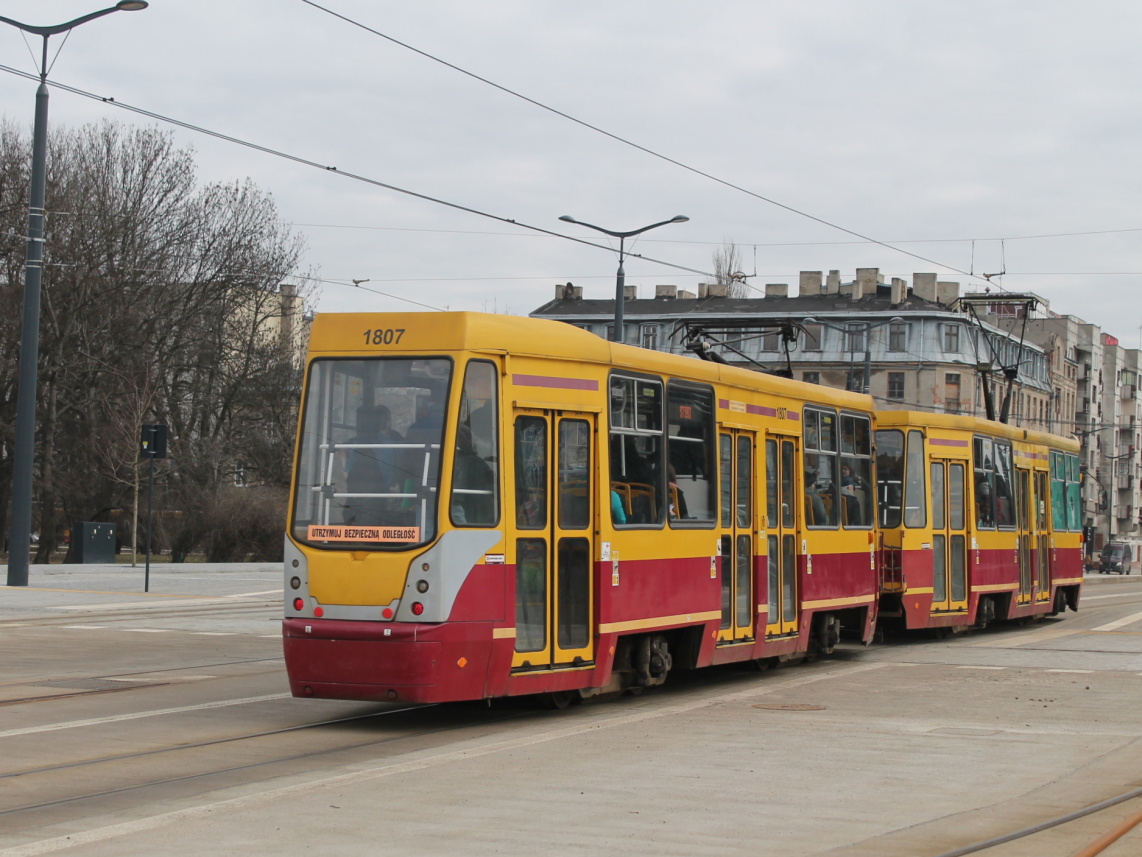 Łódź, Konstal 805NaND/2 # 1807