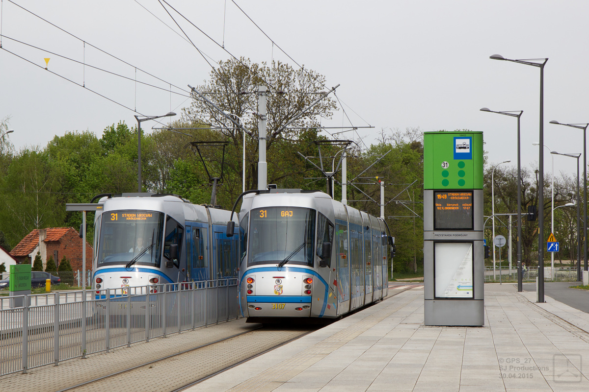 Wrocław, Škoda 19T Elektra — 3107