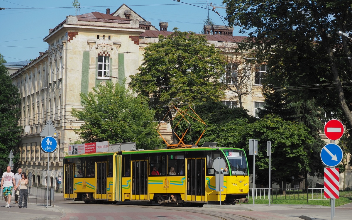 Львов, Tatra KT4SU № 1100