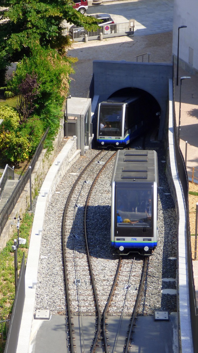 Лугано, (нет в списке) № 1; Лугано — Фуникулёр "Lugano-Stazione FFS"