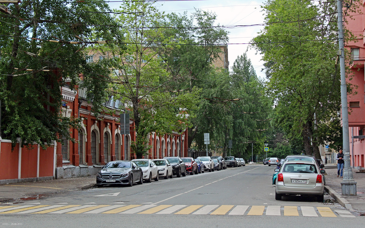 Moskau — Closed trolleybus lines; Moskau — Trolleybus lines: Central Administrative District