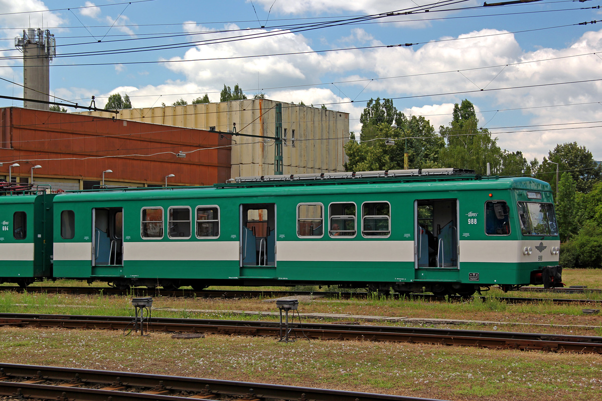 Budapest, LEW M X A № 988; Budapest — Local railway; Budapest — Tram depots