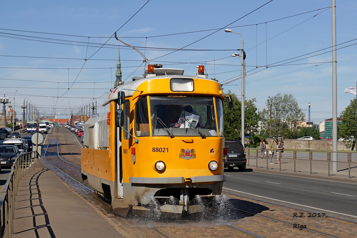 Riga, Tatra T3SU (2-door) č. 88021