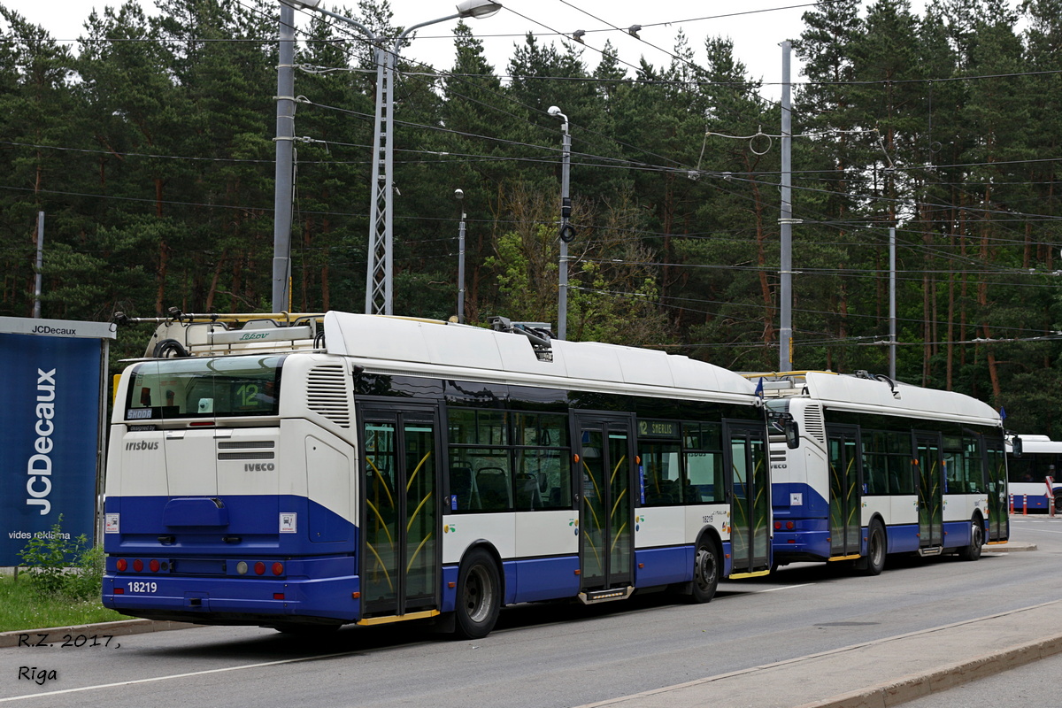Рига, Škoda 24Tr Irisbus Citelis № 18219; Рига, Škoda 24Tr Irisbus Citelis № 18045
