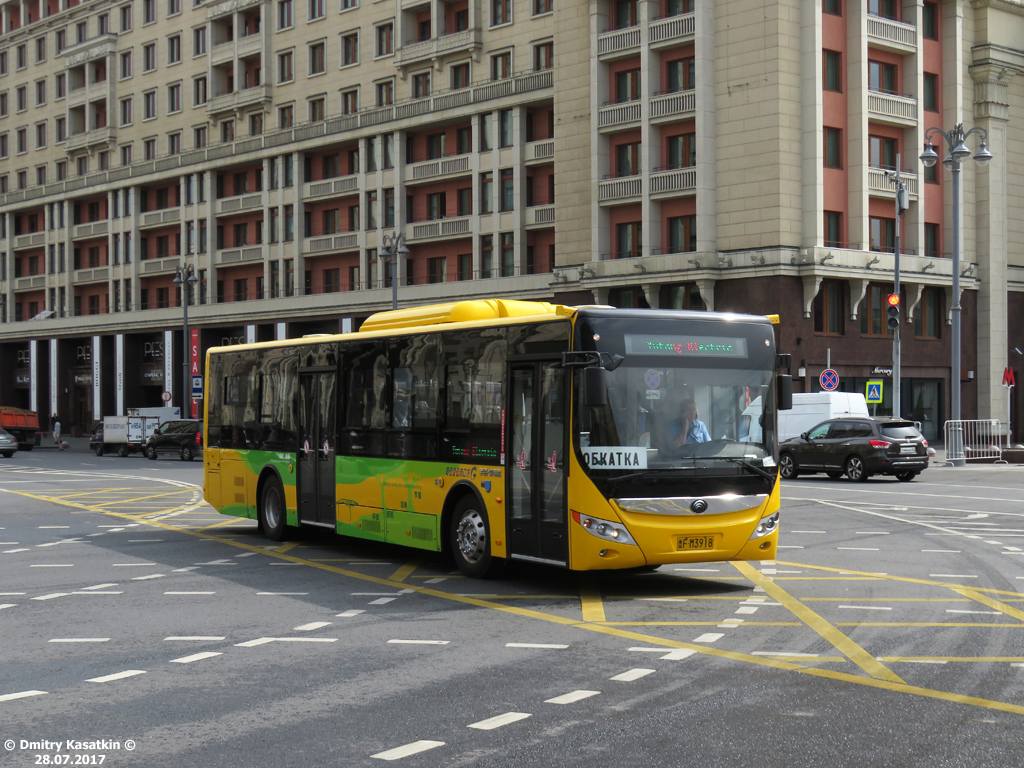 Moscow, Yutong E12 (ZK6125BEVG12) № 鲁F M3918