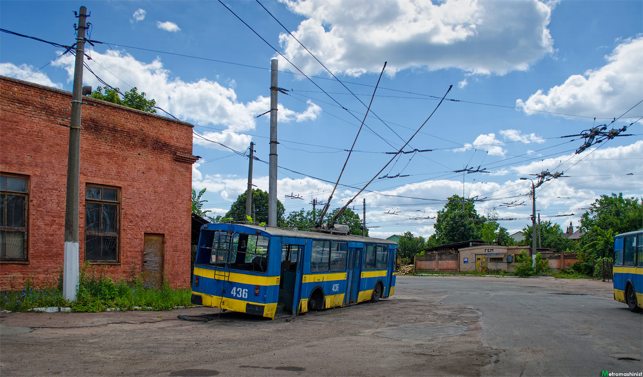 Чернигов, ЗиУ-682Г [Г00] № 436; Чернигов — Инфраструктура троллейбусного депо