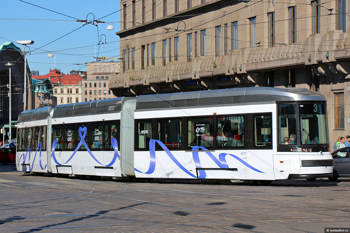 Гельсінкі, Škoda ForCity Smart Artic MLNRV3 № 404