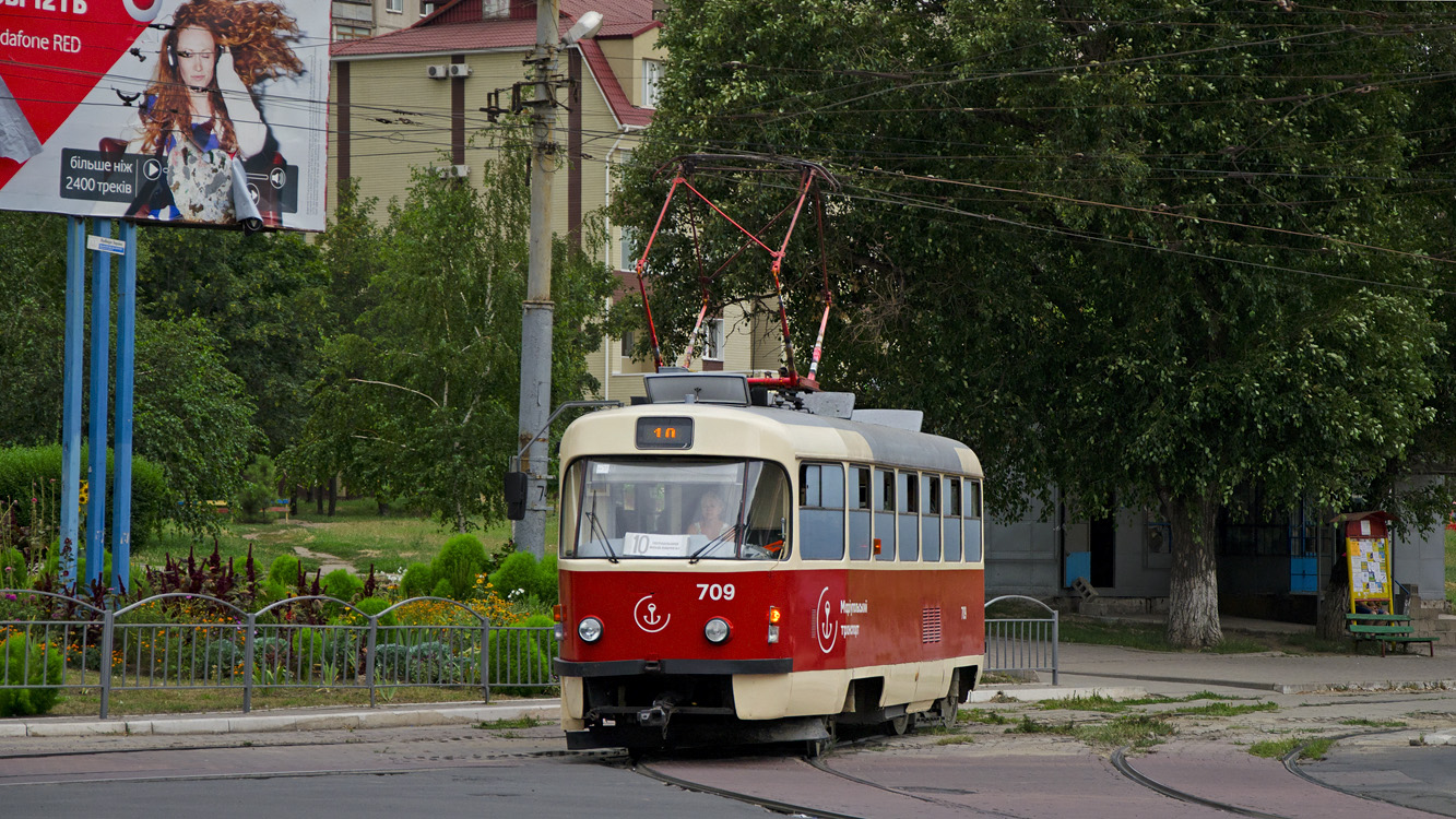 Mariupol, Tatra T3SUCS — 709