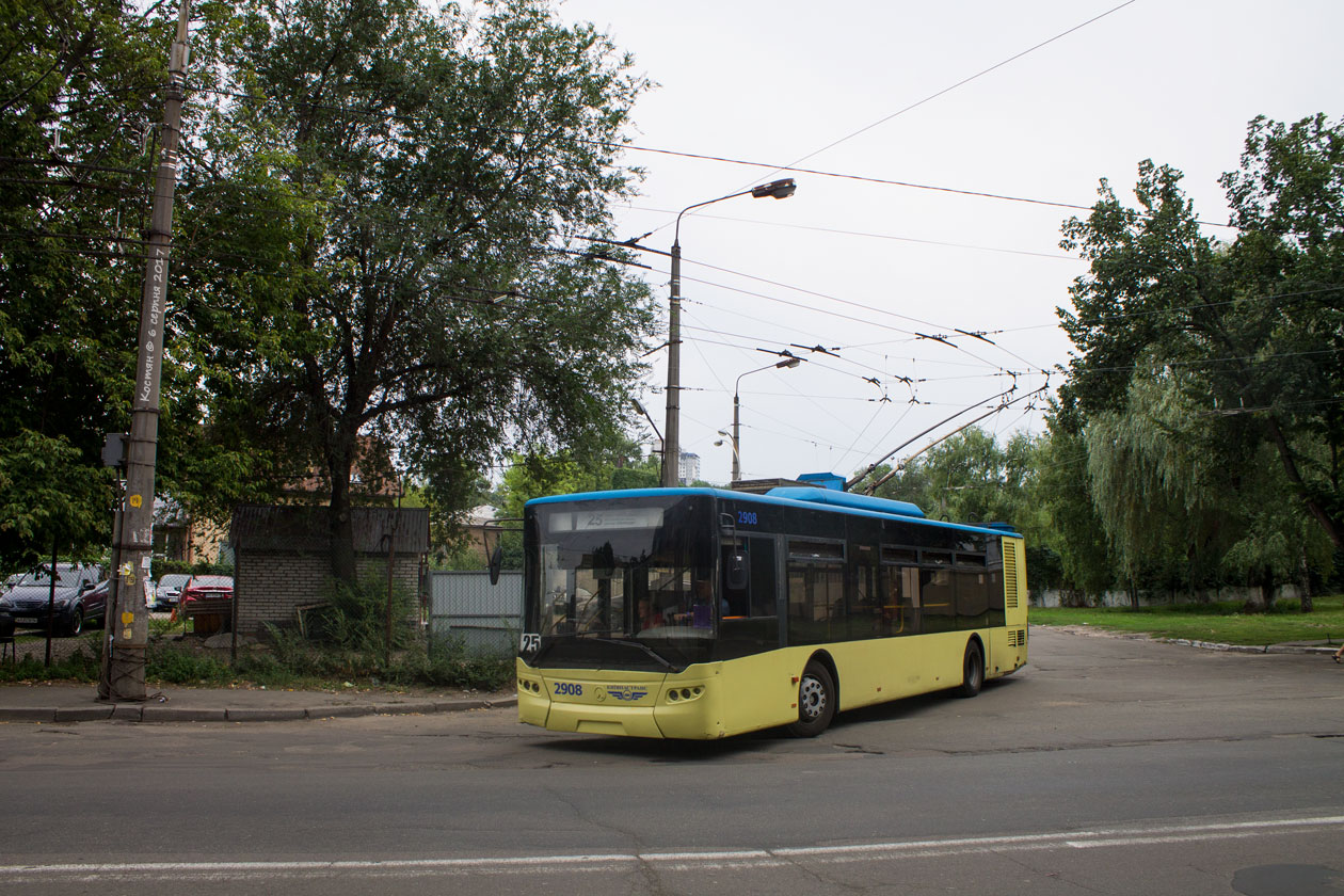 Кіеў, ЛАЗ E183D1 № 2908