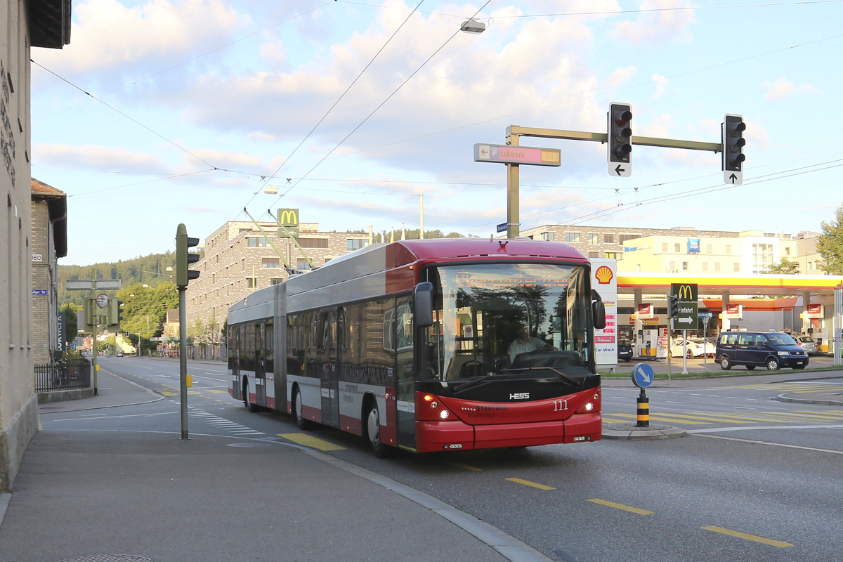 Винтертур, Hess SwissTrolley 3 (BGT-N1C) № 111