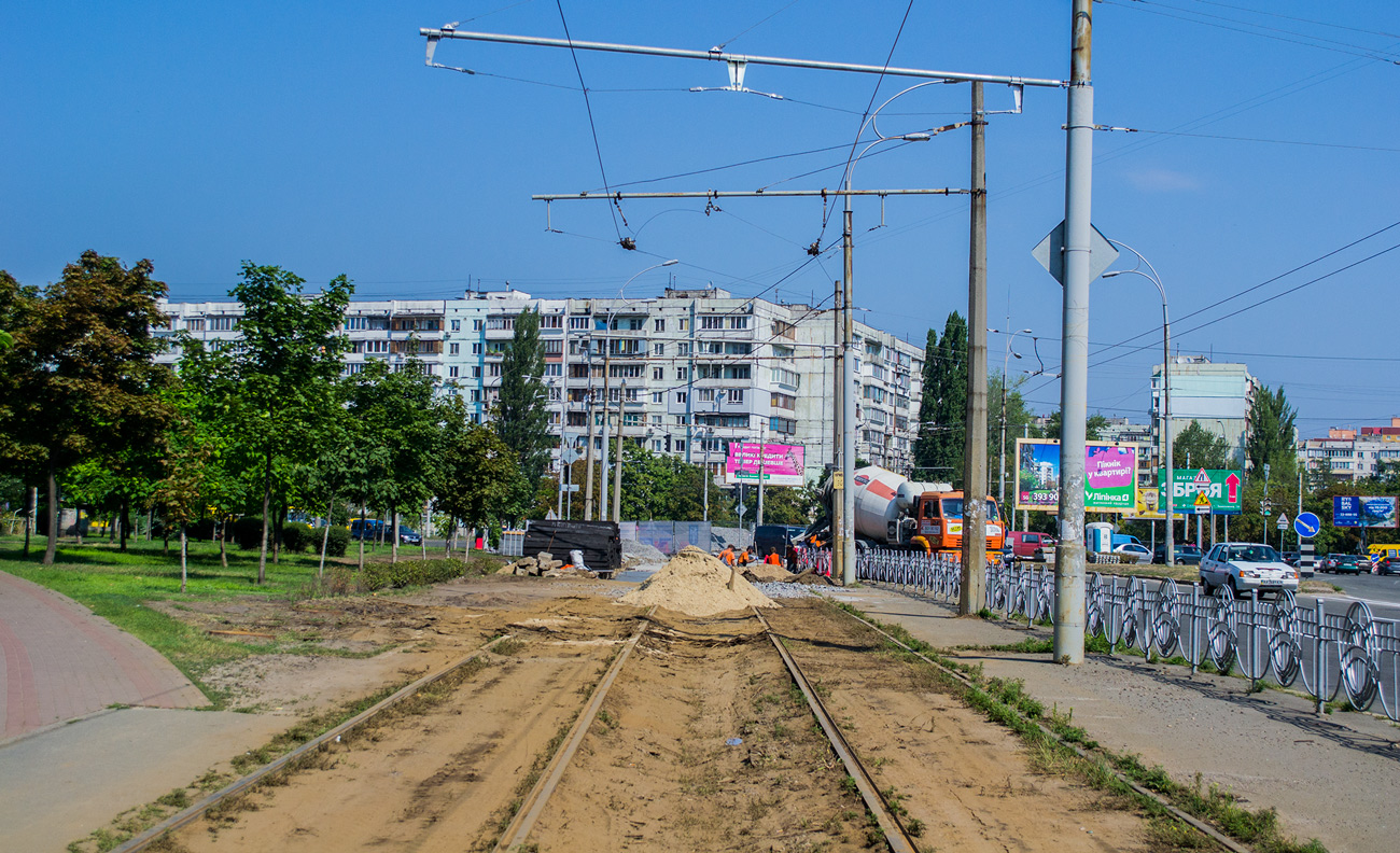 Kyjev — Tramway lines: Podilske depot network — north