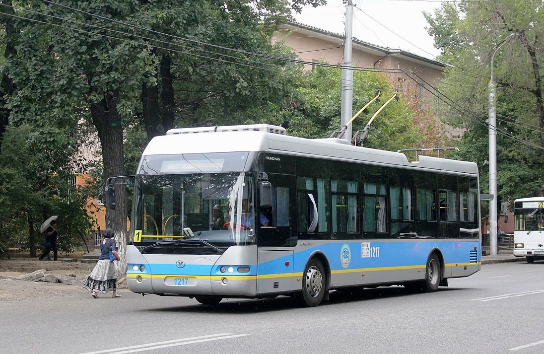 Almaty, YoungMan JNP6120GDZ (Neoplan Kazakhstan) № 1217
