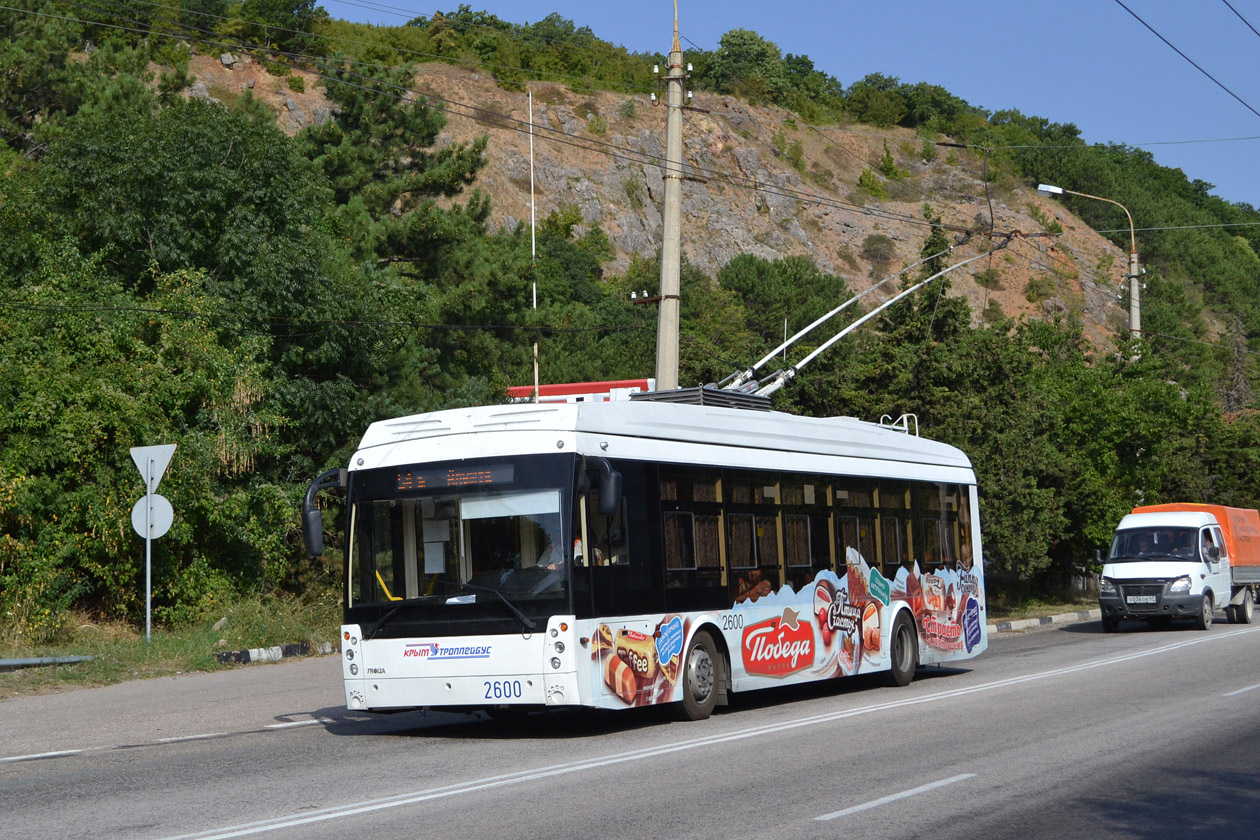 Crimean trolleybus, Trolza-5265.05 “Megapolis” # 2600