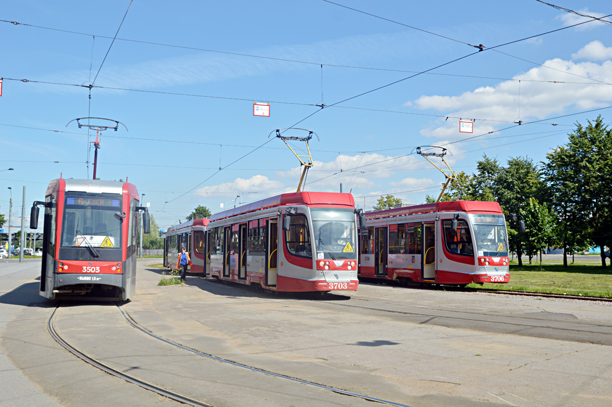 Szentpétervár, LM-68M3 — 3503; Szentpétervár, 71-623-03.01 — 3703; Szentpétervár — Terminal stations