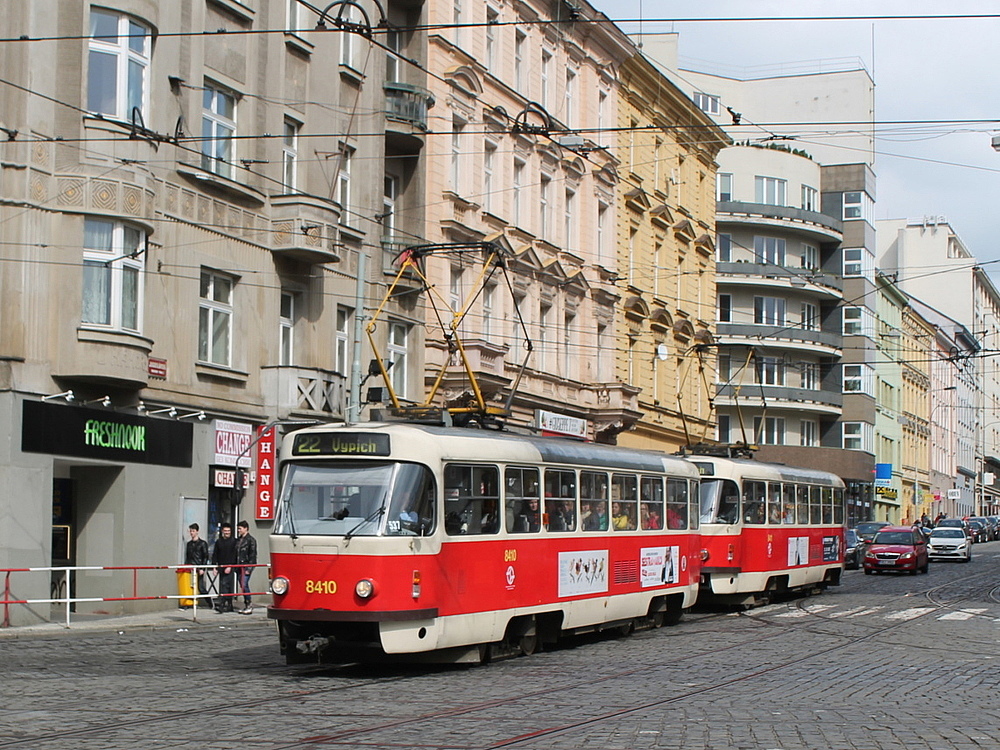 Прага, Tatra T3R.P № 8410