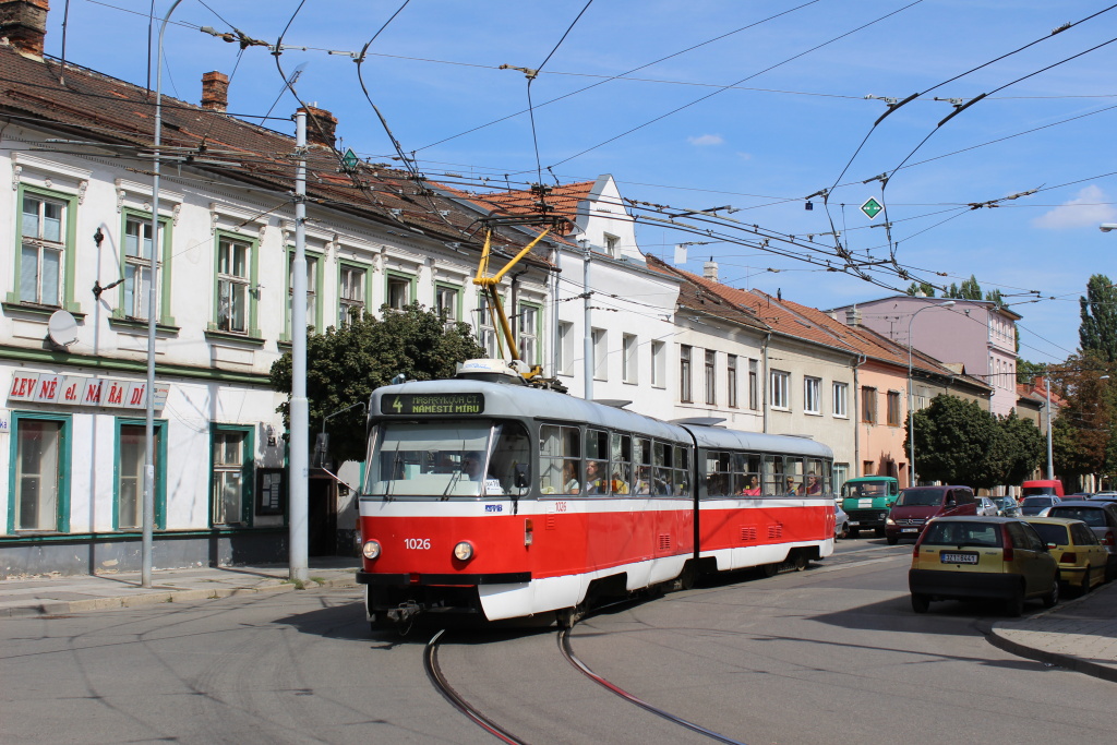 Brno, Tatra K2P nr. 1026