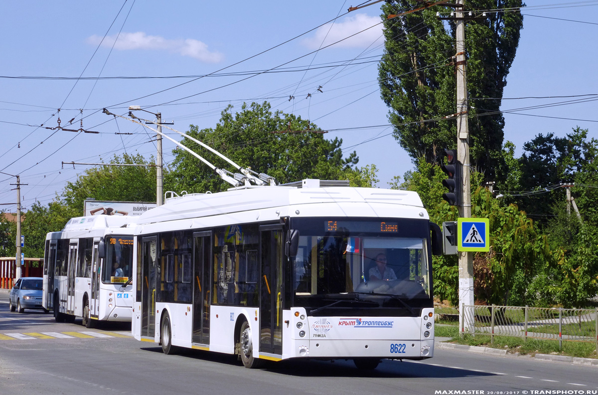 Crimean trolleybus, Trolza-5265.05 “Megapolis” # 8622
