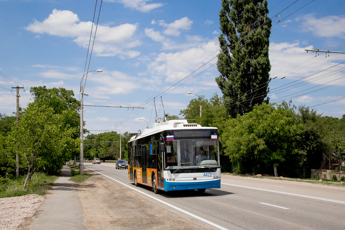 Crimean trolleybus, Bogdan T70115 # 4422