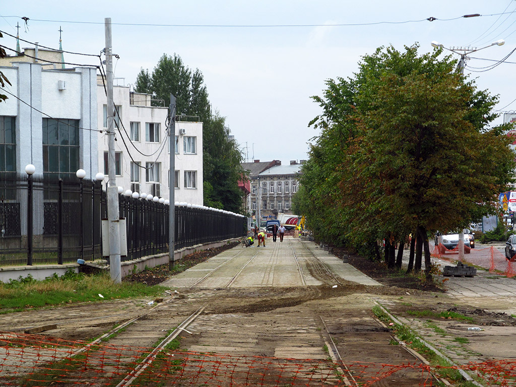 Lviv — Tracks reconstruction: Chernivetska str. [12.05.2017-01.09.2017]