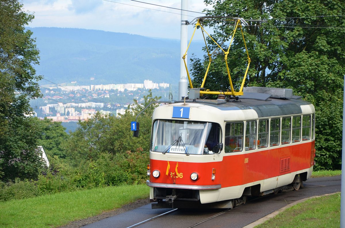 Liberec - Jablonec nad Nisou, Tatra T3M N°. 8106 (16); Liberec - Jablonec nad Nisou — 120th anniversary of Liberec trams