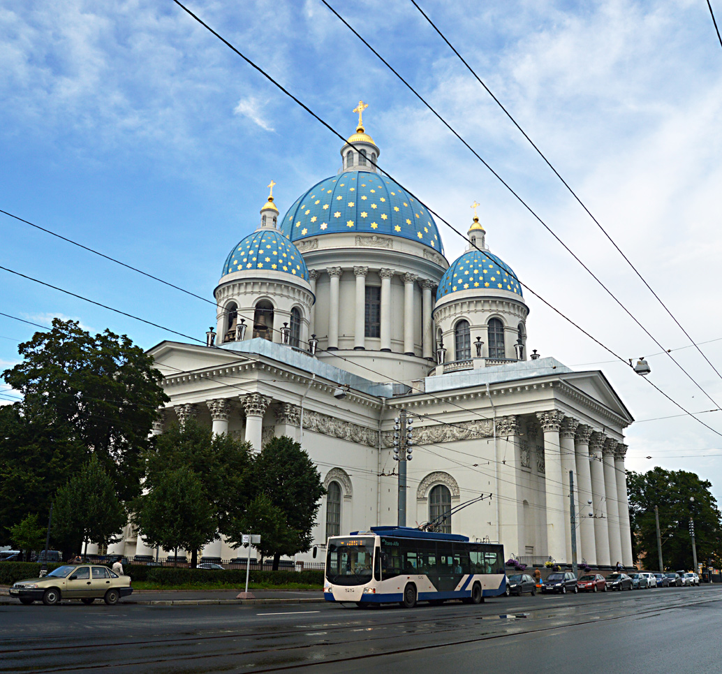 St Petersburg — Trolleybus lines and infrastructure