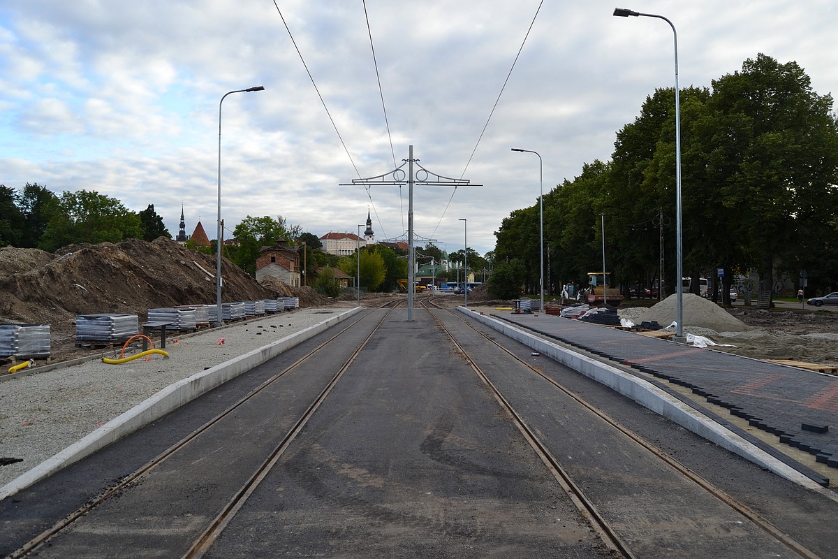 Таллин — Реконструкция путей и депо в направлении Копли 2016-2017