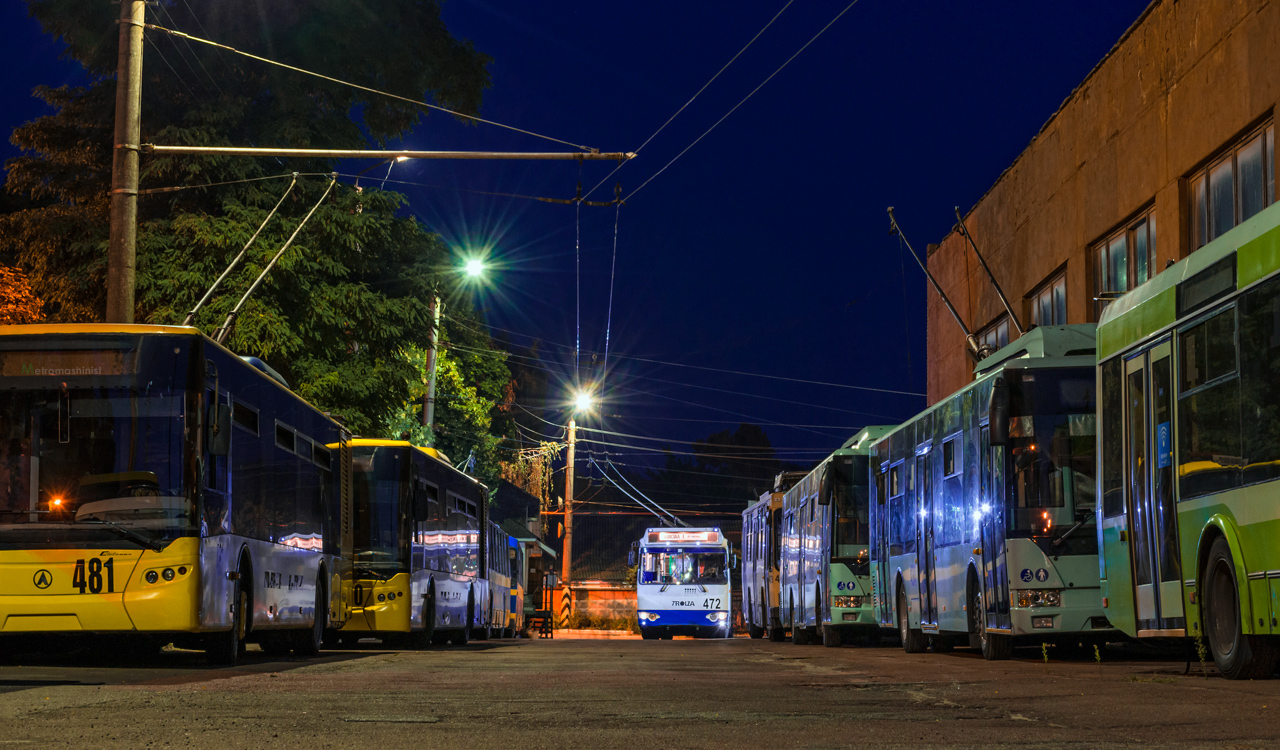 Чернігів — Інфраструктура тролейбусного депо