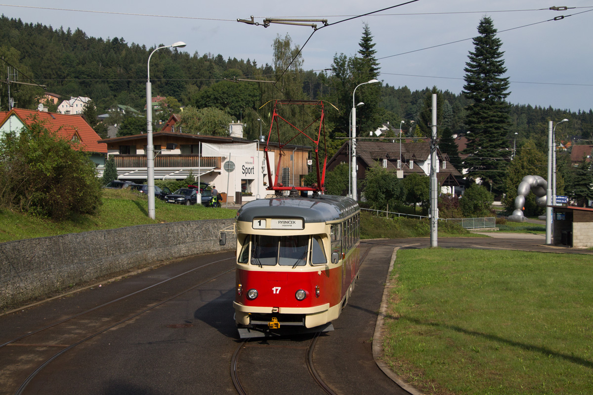 Либерец - Яблонец-над-Нисой, Tatra T2R № 17; Либерец - Яблонец-над-Нисой — 120 лет Либерецким трамваям