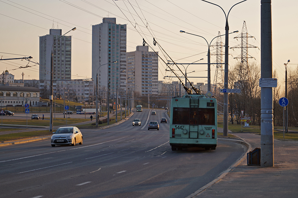 Минск, БКМ 32102 № 5442; Минск — Троллейбусные линии