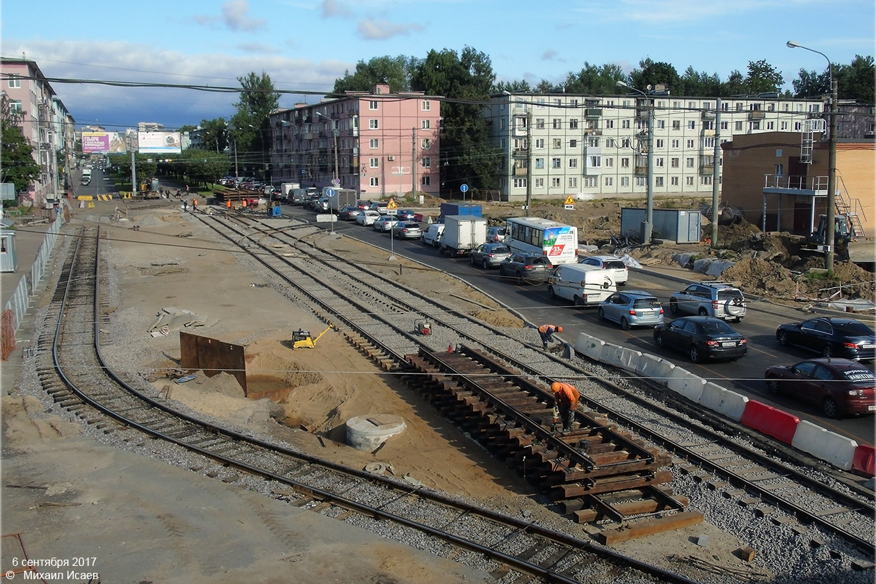 Sankt Petersburg — Track repairs; Sankt Petersburg — Tram lines and infrastructure