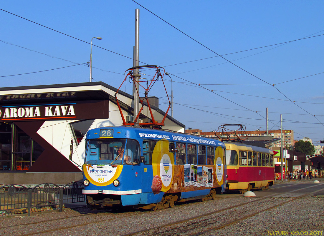 Харьков, Tatra T3SU № 661