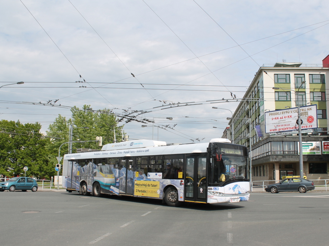 Pardubice, Škoda 28Tr Solaris III # 406