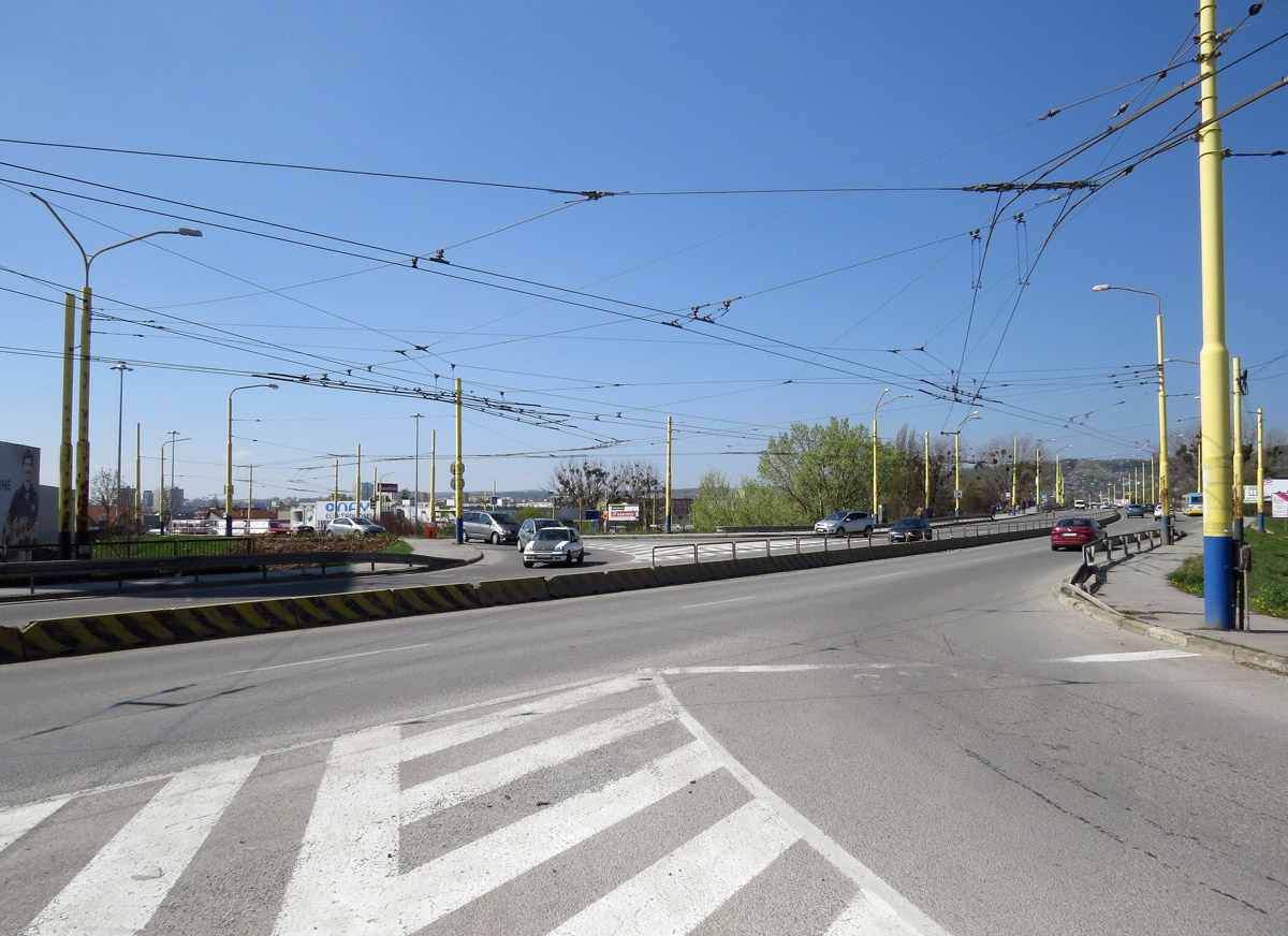Kaschau — Trolleybus Lines and Infrastructure